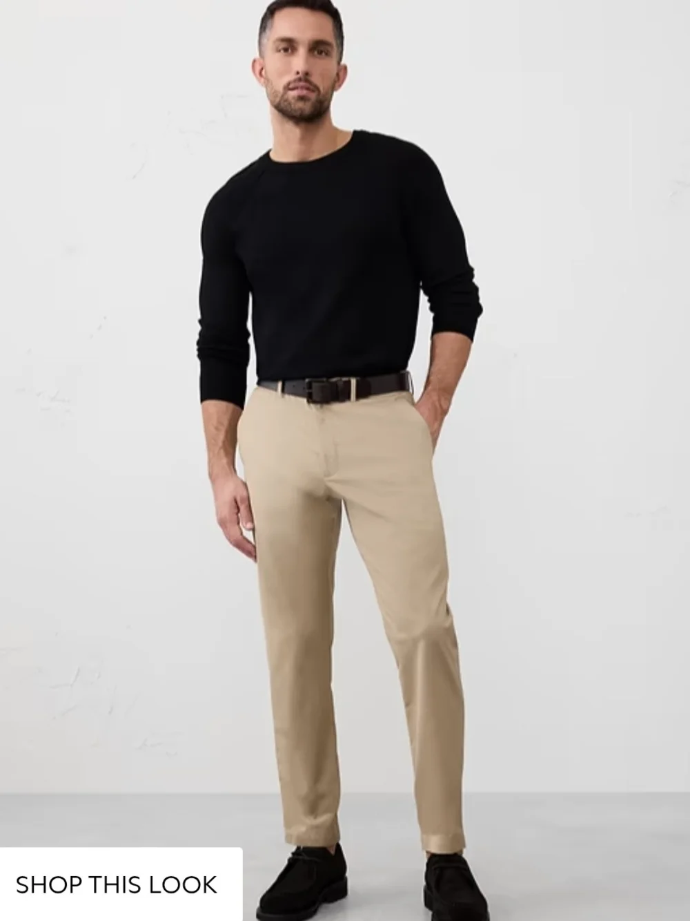NWT 33×32 Banana Republic Men's Core Temp Chino in Olive, Black & Beige
